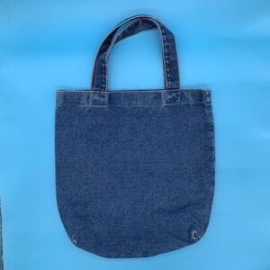 Vintage‎ Innovo Denim Tote Large Purse Jean Bag Cotton Made in Mexico 90s